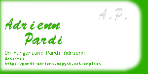 adrienn pardi business card
